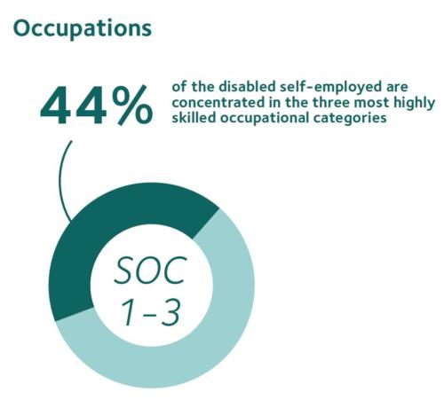occupations of disabled self-employed
